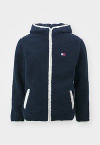 Tommy Jeans Giacca in pile - dark blue