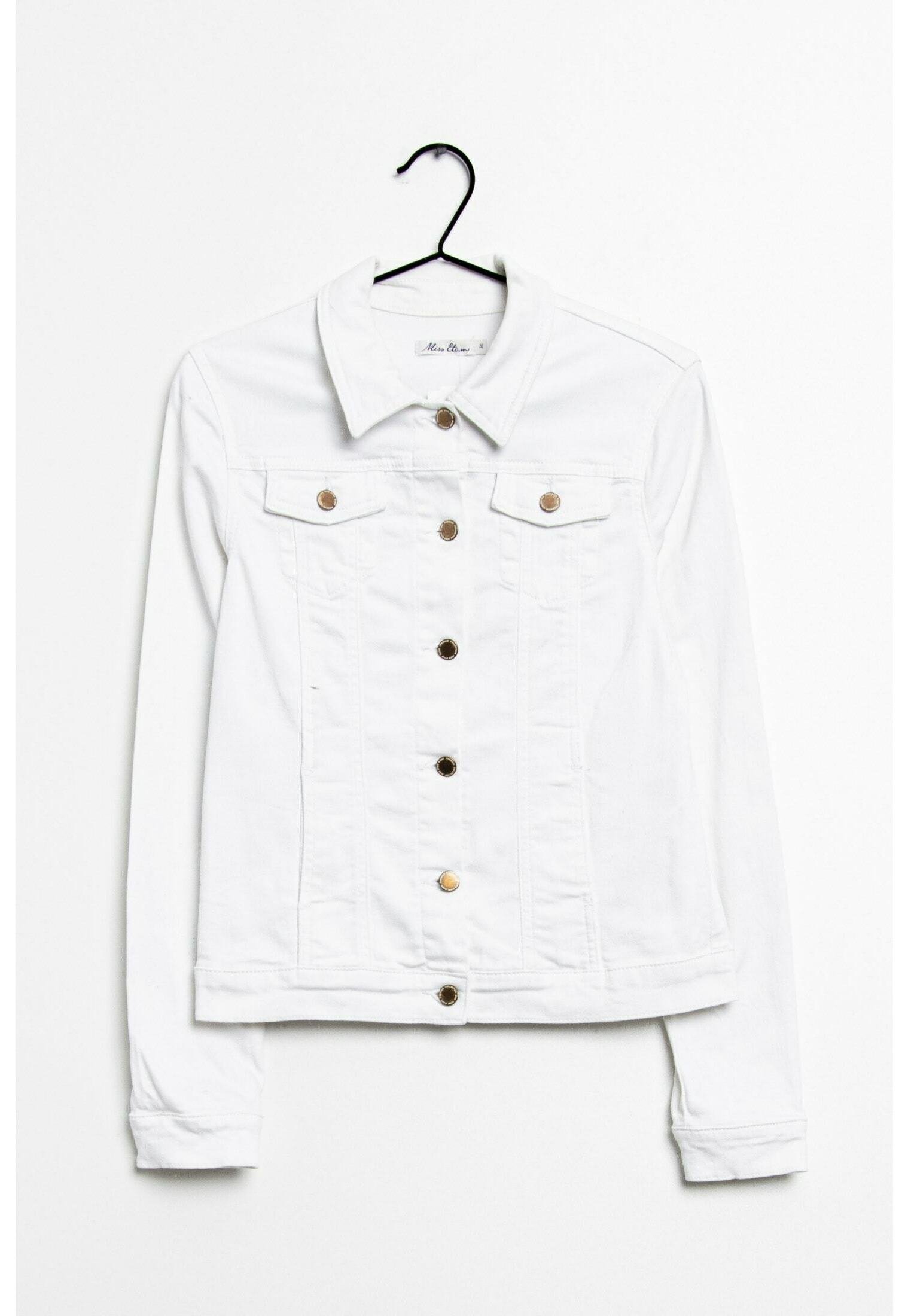 Miss Etam Spijkerjas - white/wit - (Pre-owned) - Zalando.nl