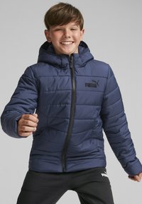 Puma ESS HOODED PADDED  - Žieminė striukė - peacoat