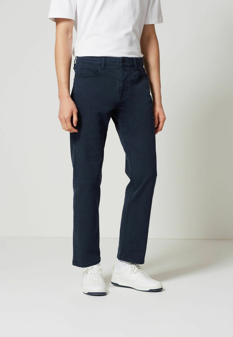 Next Authentic Stretch - Straight leg -farkut - dark indigo blue