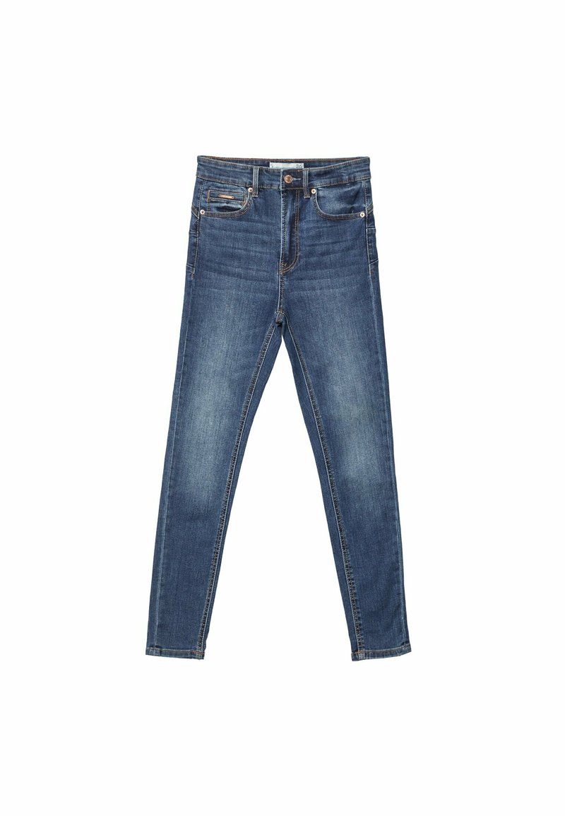 Stradivarius Jeans Skinny Fit zwartblauw denim