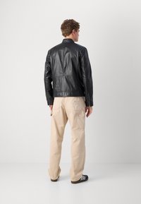 Strellson PIERS - Leather jacket - black