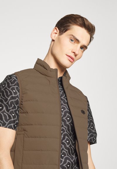 Emporio Armani DOWN WAISTCOAT - Colete - noce