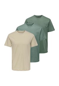 Unausgewählt, beige grün dunkelgrün