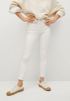 Mango Jeans Skinny - white