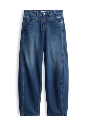 OPUS PANTS, OPUS PANTS BARREL MENI COUPE - Relaxed fit jeans - dark blue