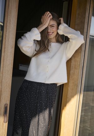 KACOURSON KNIT CARDIGAN - Gilet - chalk