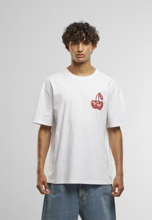 CHERRY GOOD - T-shirt imprimé - white