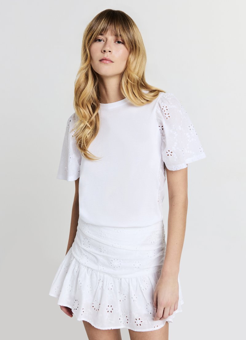 Calliope SANGALLO LATERALE - T-shirt con stampa - bianco ottico