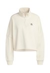 HALF ZIP - Športni pulover - white