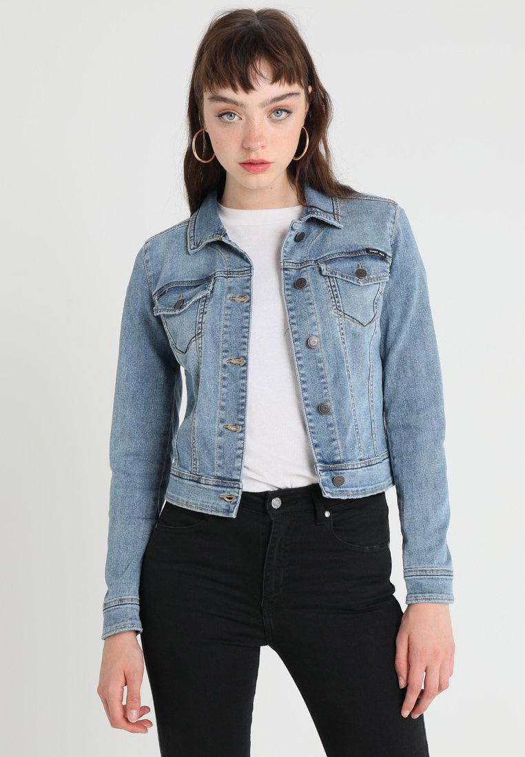 Object OBJWIN NEW HER JACKET Jeansjakke medium blue Object OBJWIN NEW HER JACKET Jeansjakke medium blue