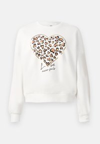 ONLTAMMIE PRINT O NECK - Melegítőfelső - cloud dancer