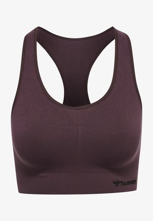 HMLTIF SEAMLESS - Medium support sports bra - fudge