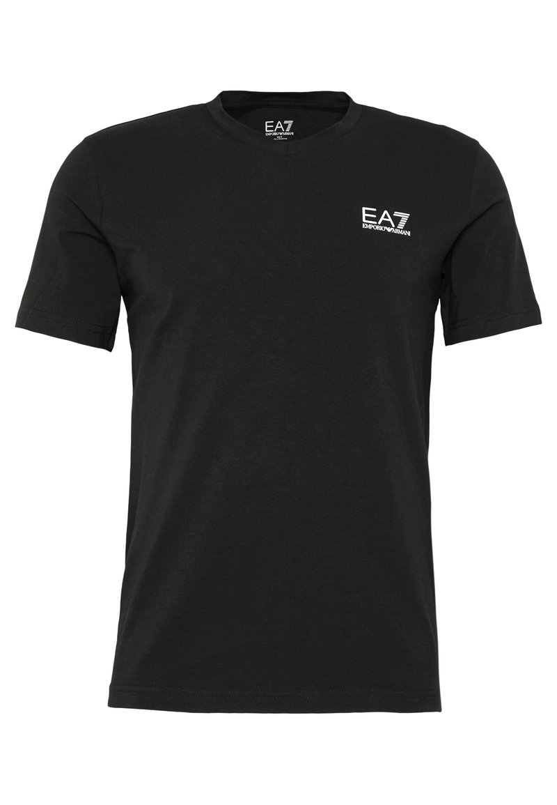 EA7 Emporio Armani T-shirt basic zwart EA7 Emporio Armani T-shirt basic zwart