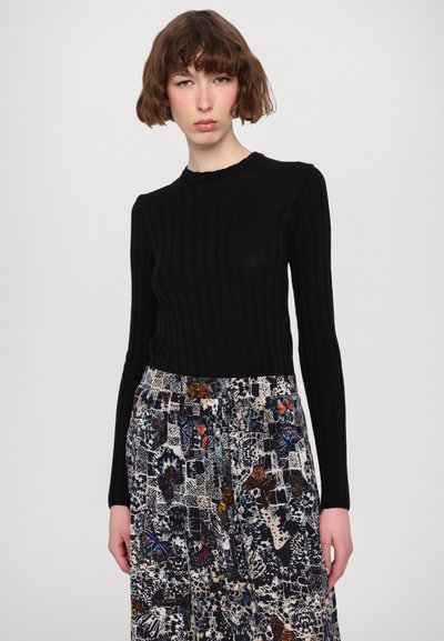 Zadig & Voltaire JOSLIN SOFT BUTTERFLIES - Gonna a campana - encre