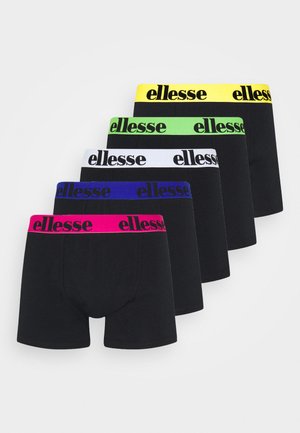 NURRA FASHION TRUNKS 5 PACK - Boxer alsónadrág - black