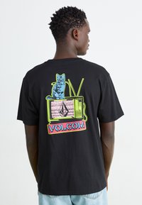 Volcom - CATV - Print T-shirt - black Thumbnail Image 1
