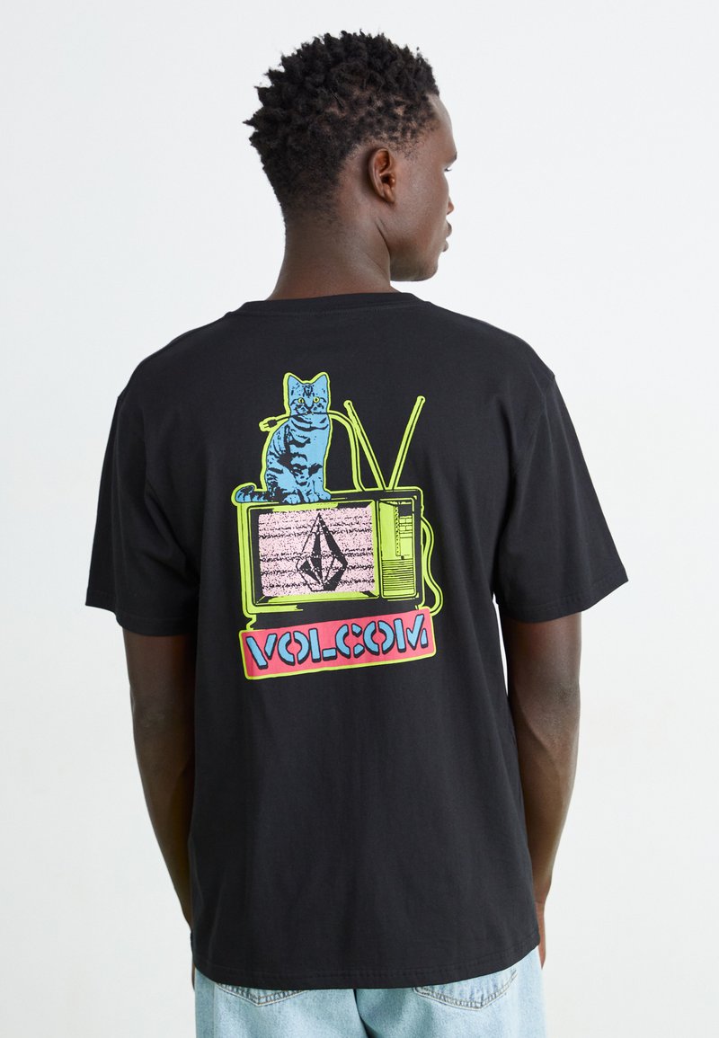 Volcom - CATV - Print T-shirt - black, Enlarge