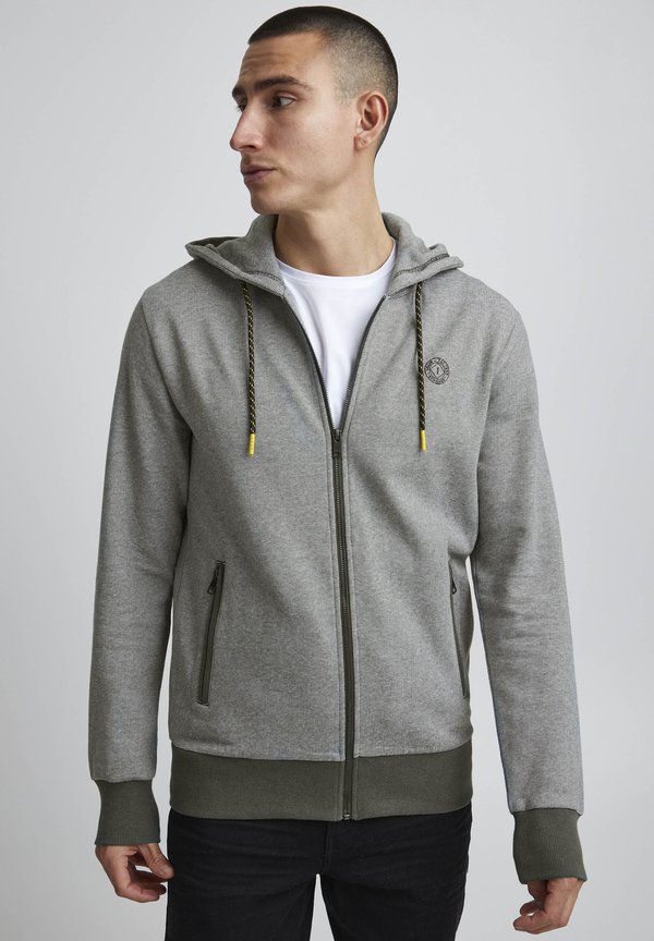 SDRafko - Zip-up sweatshirt - deep forest melange