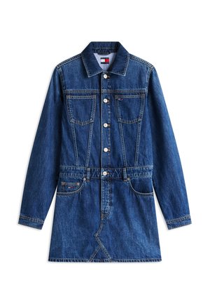 Tommy Jeans, ARCHIVE TRUCKER  - Vestito di jeans - denim medium