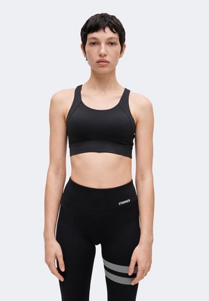 Stronger, BOUNCE BRA - Sport-bh met medium support - black