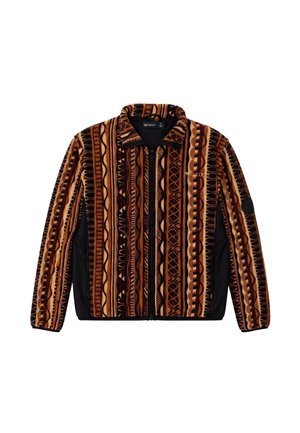 Colucci, SIGNATURE POLAR FLEECE JACKET - Fleecejacke - aop brown