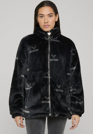 TEDDY LOGO  - Giacca in pile - black