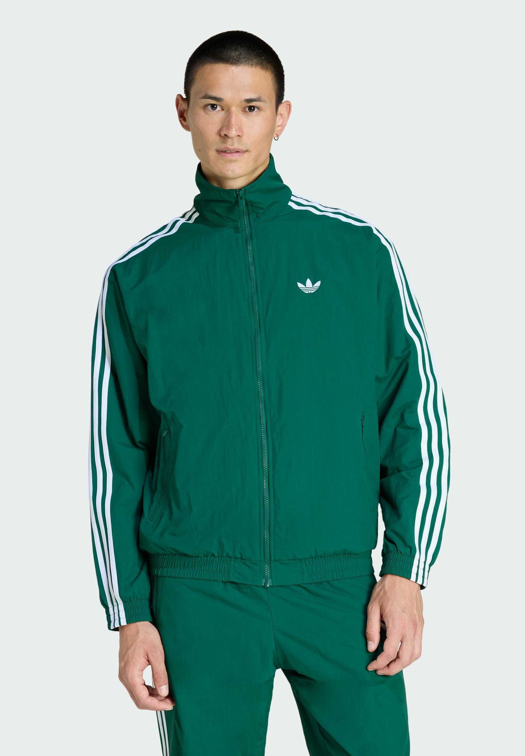 ジャケット・アウター IRENISA ZIP COAT WITH LINER Army Green adidas Originals FIREBIRD - Training jacket - collegiate green