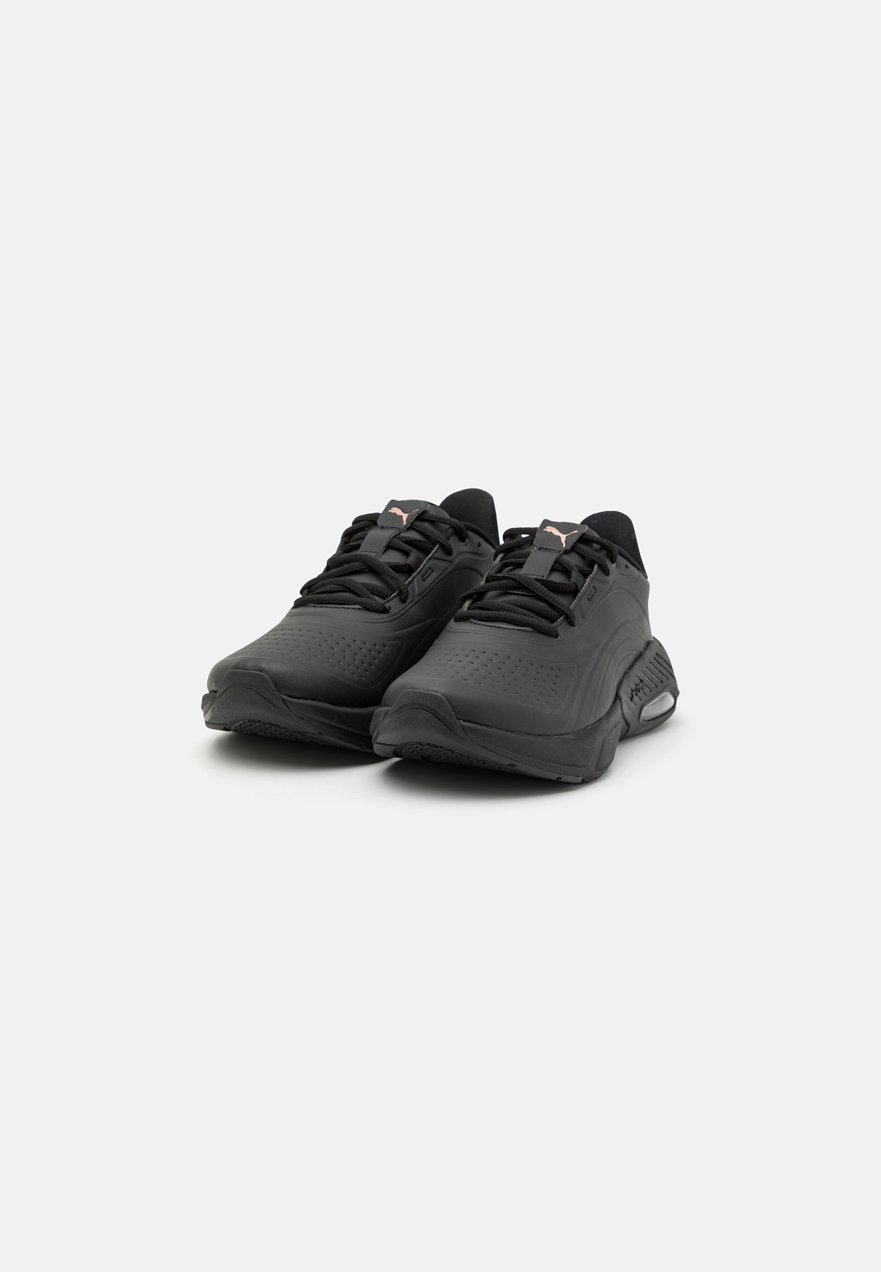 puma black rose gold shoes