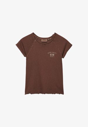 Superdry & Co, SUPERDRY & CO - T-Shirt print - chestnut brown