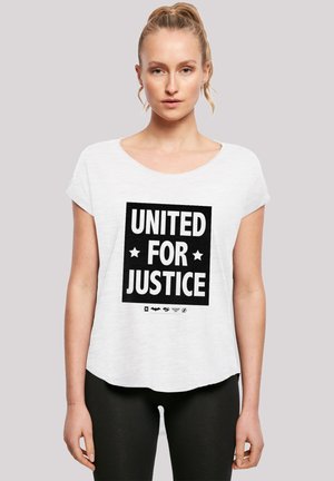 DC COMICS JUSTICE LEAGUE UNITED FOR JUSTICE - Print T-shirt - white