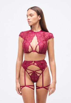 ZAYNA CROTCHLESS - Beugel BH - burgundy