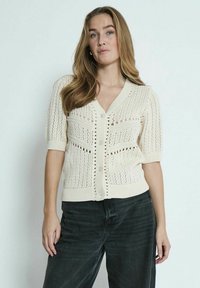 Strickjacke - whitecap grey