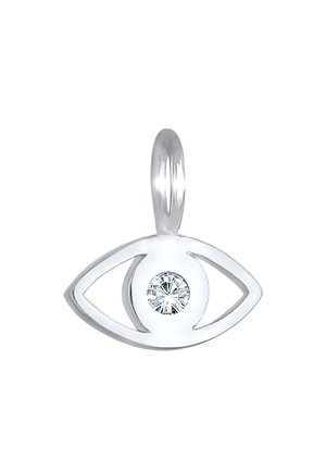 SPARKLING EVIL EYE CHARM - MIT KRISTALLEN VON SWAROVSKI® - Anhänger - silberfarben