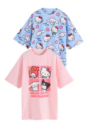 Next, REGULAR FIT - HELLO KITTY 2 PACK  - Camicia da notte - pink/blue