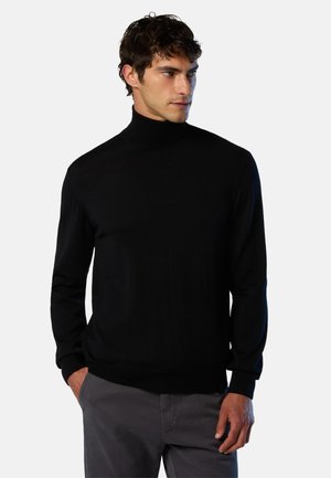 TURTLE-NECK - Jersey de punto - black