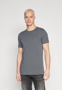 AllSaints - TONIC CREW - Pamata T-krekls - galaxy grey Miniatūras attēls 1