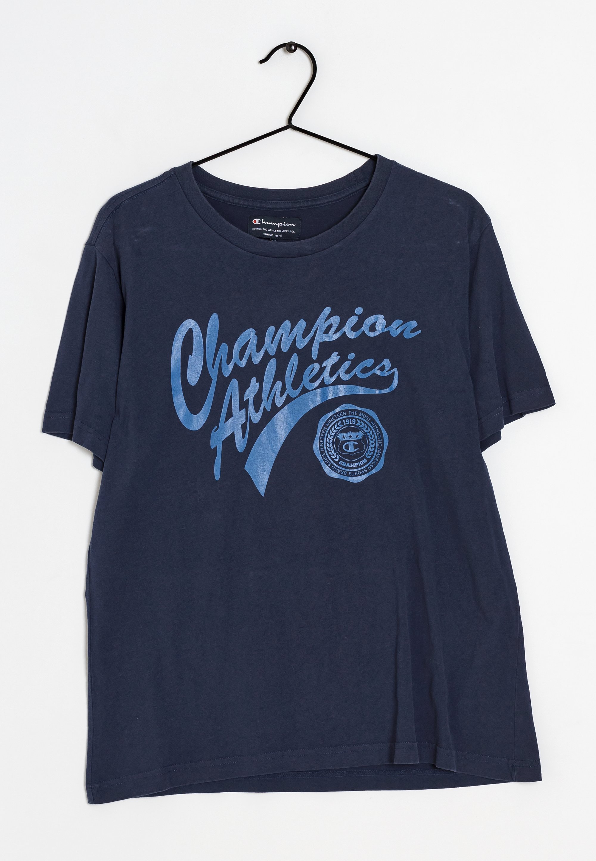 Champion Print T-shirt blue (Pre-owned)
