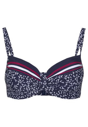 LASCANA, WIRE - Bikini top - navy