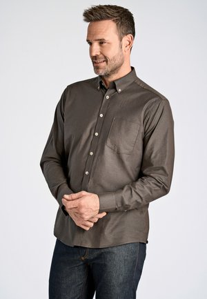 Jack's Sportswear OXFORD SUPERFLEX  - Camisa - dk brown mix