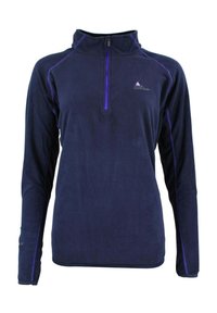 Peak Mountain 1/2 ZIP AFINE - Sweat polaire - marine