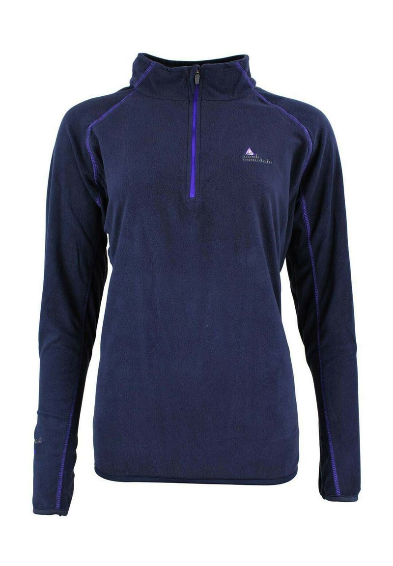 Peak Mountain 1/2 ZIP AFINE - Sweat polaire - marine