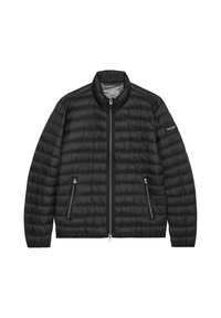 TWIN NEEDLE ZIP POCKETS ELASTIC BINDING - Lett jakke - black