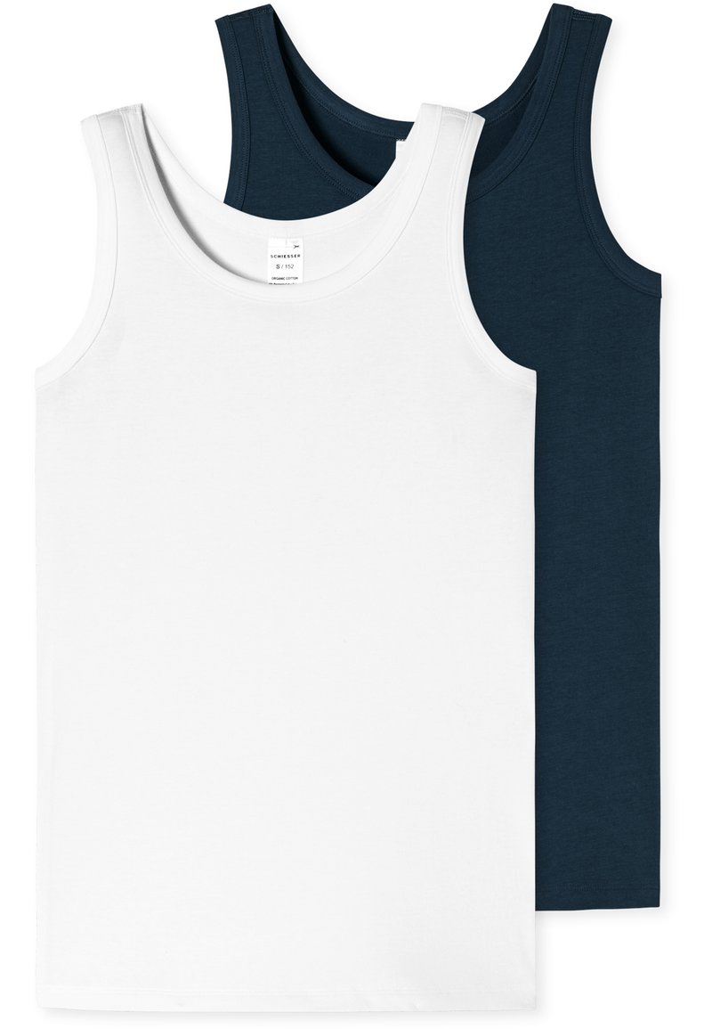 DESIGN - Confezione Da 2 Canotte Basic Bianche - Foto 12