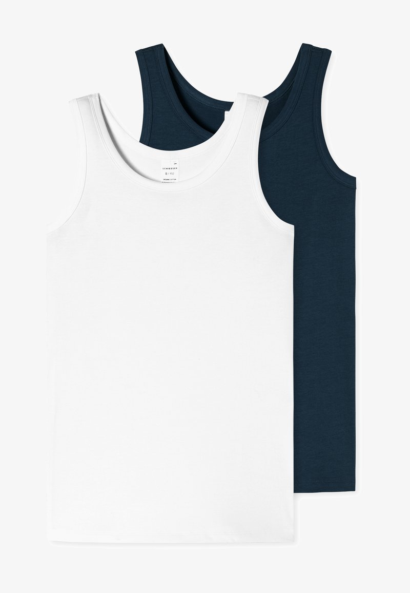 DESIGN - Confezione Da 2 Canotte Basic Bianche - Foto 12