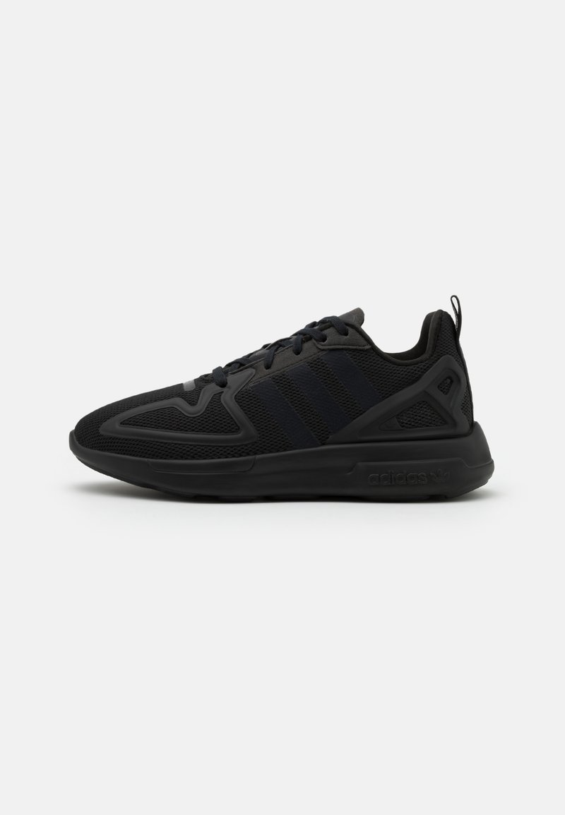 adidas Originals ZX 2K FLUX UNISEX - Sneakers low - core black/shock pink