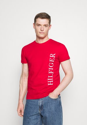 LARGE LOGO TEE - T-shirt med print - red