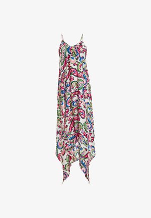 IZIA, Robe longue - weiss/mehrfarbig