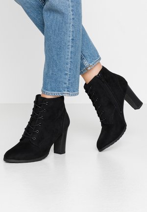 Botines de tacón - black