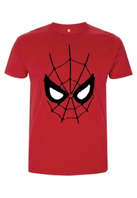 Marvel SPIDER MAN CLASSIC SPIDEY MASK - Print T-shirt - red
